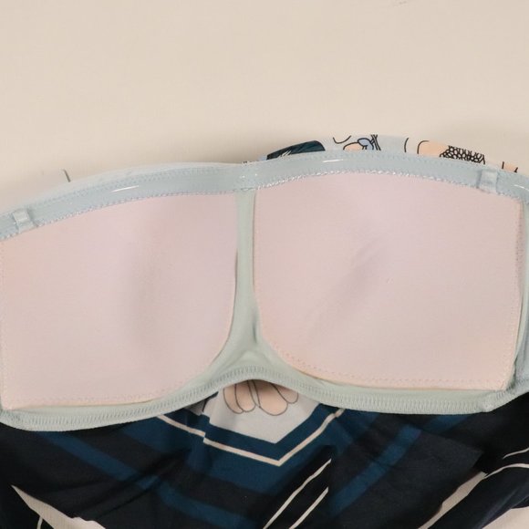 NWT Seafolly X Revolve Powder Blue Splendour Scarf Bandeau - Picture 8 of 10